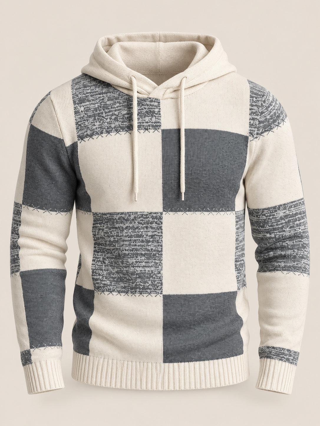 Harbor Patchwork Knit Hoodie