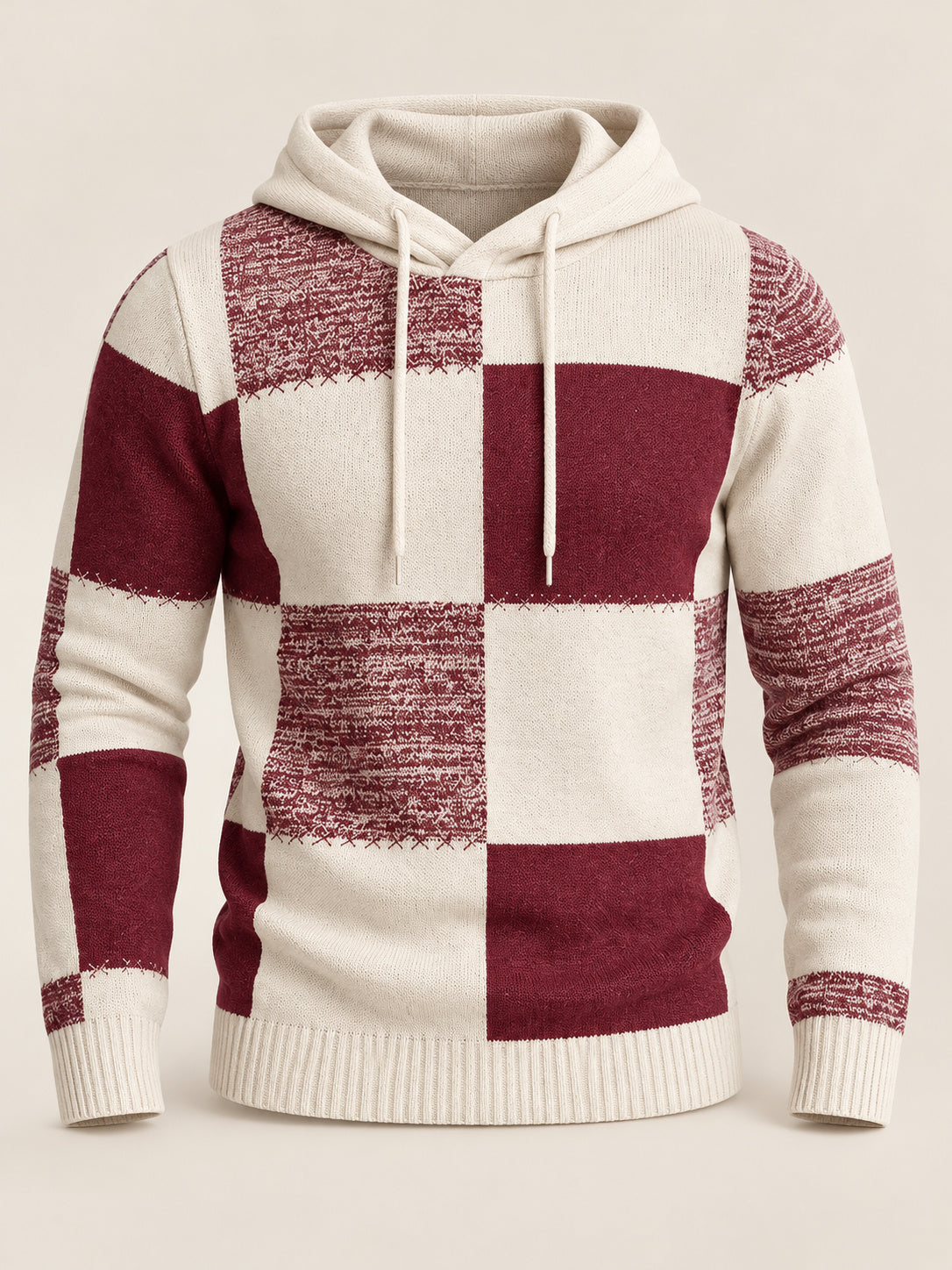 Harbor Patchwork Knit Hoodie