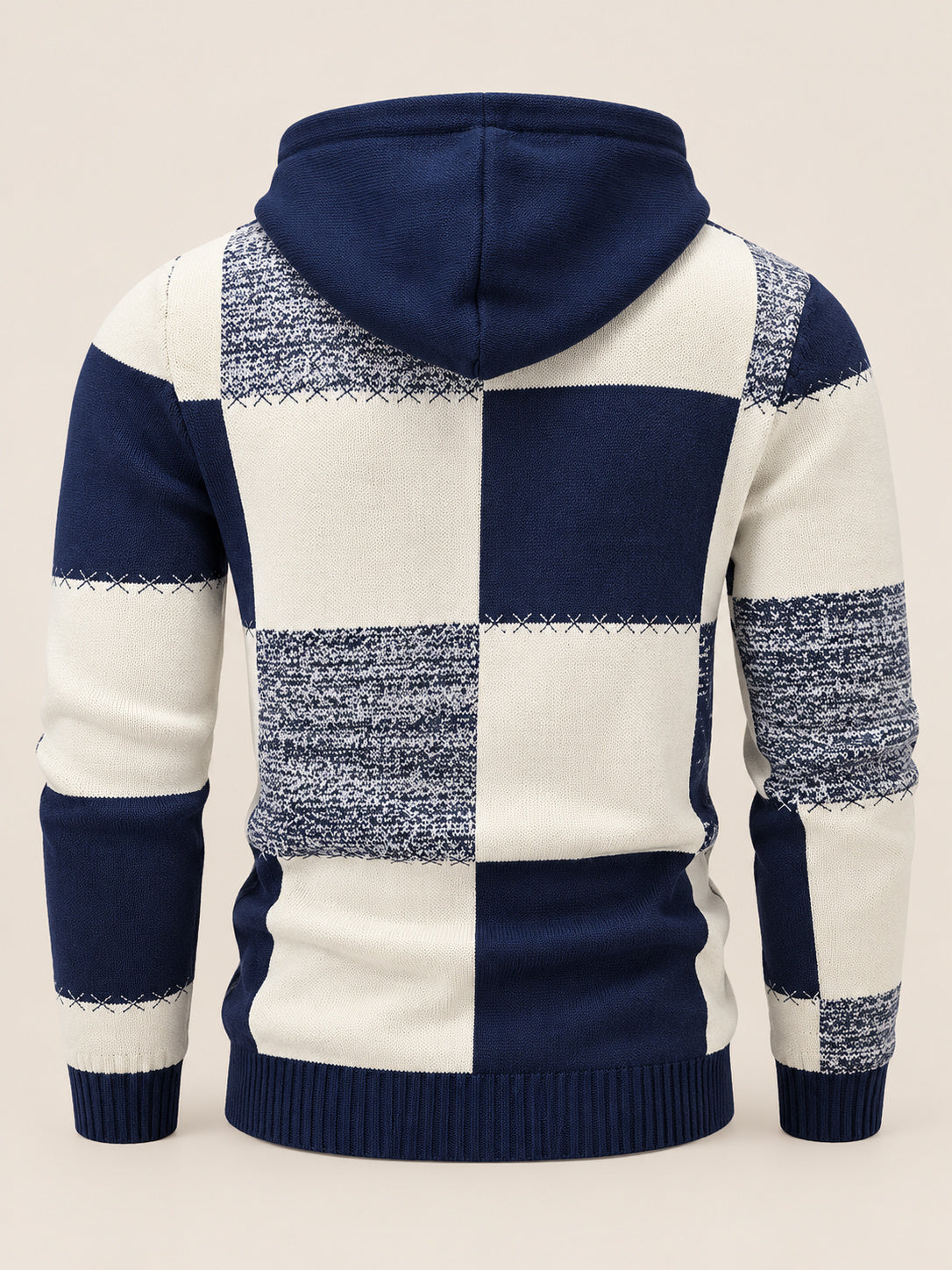 Harbor Patchwork Knit Hoodie