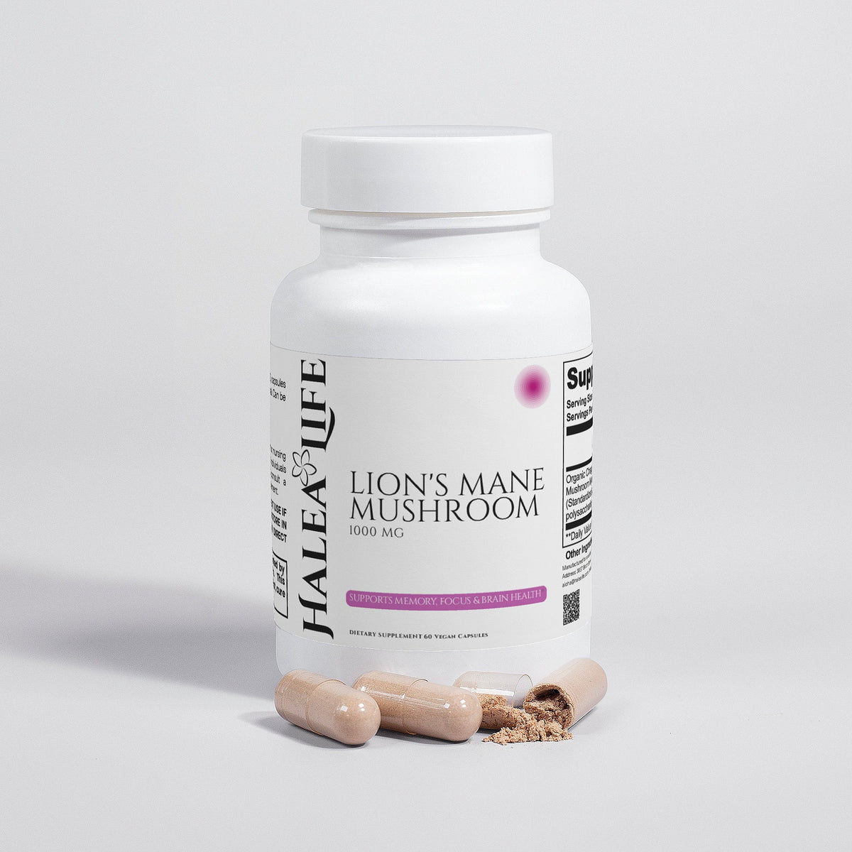 Lion's Mane Mushroom Capsules 1000mg