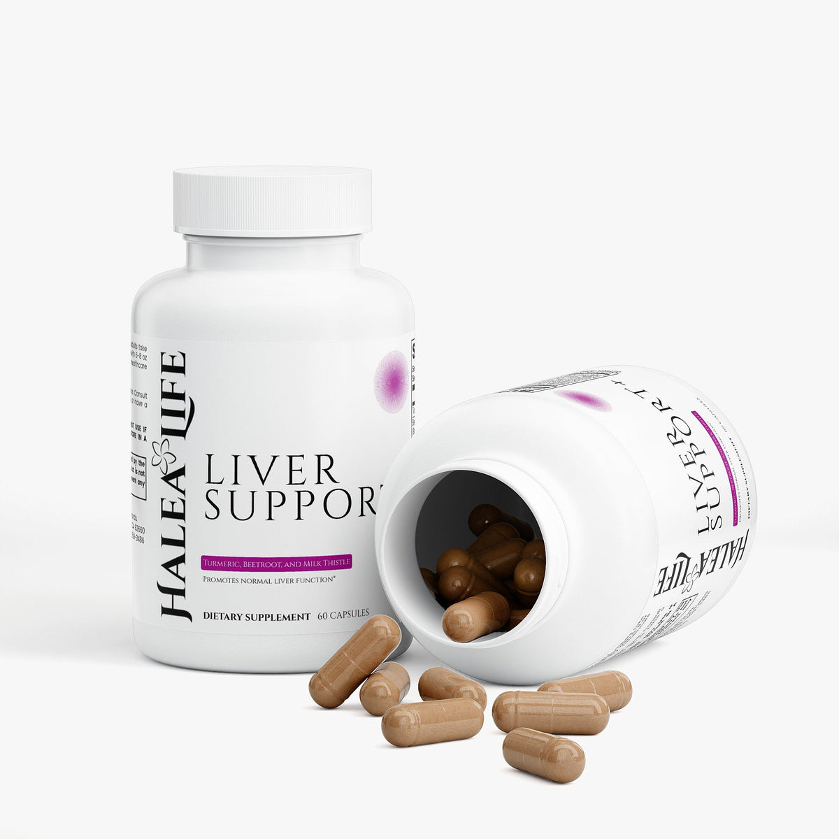 Liver Support Capsules – Turmeric, Milk Thistle, Artichoke Extract 5% Cynarin, Dandelion, Beet Root, L-Cysteine, 30 Servings