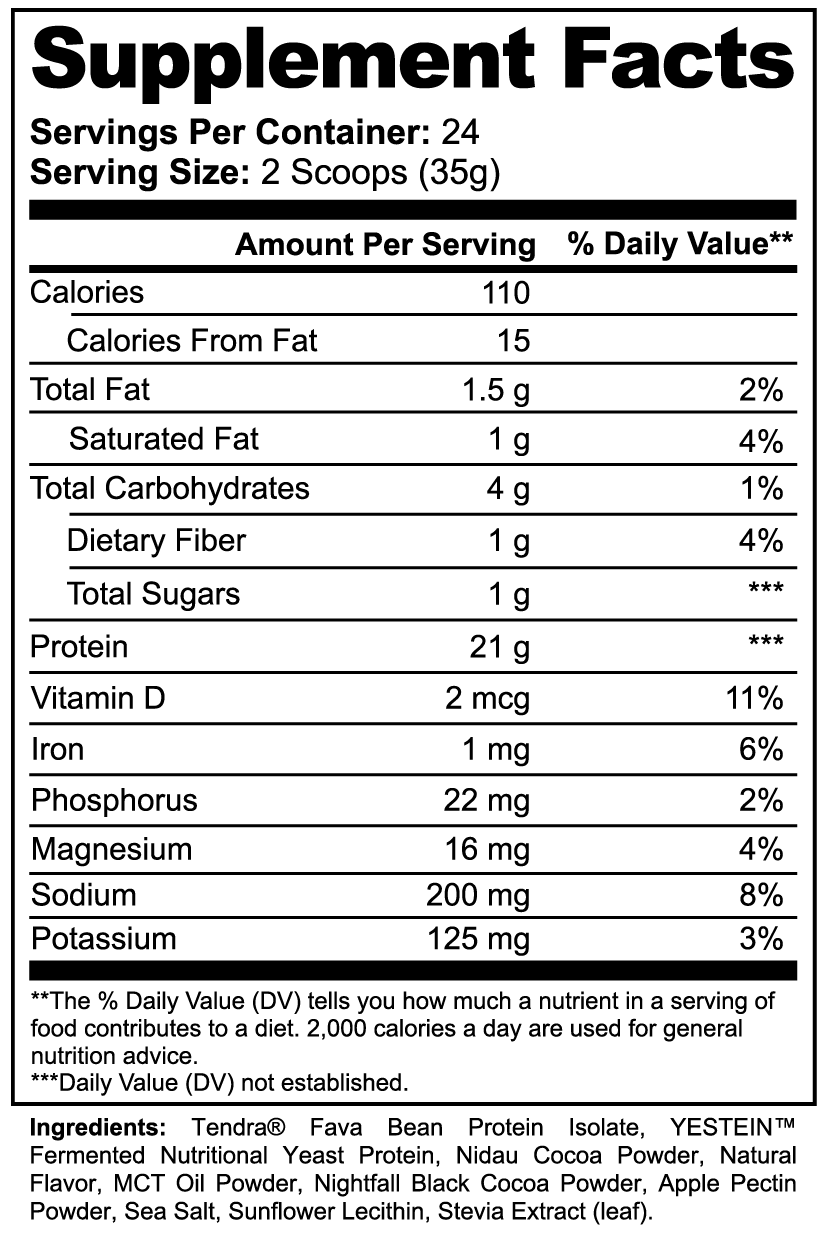 Chocolate Plant-Based Protein Powder