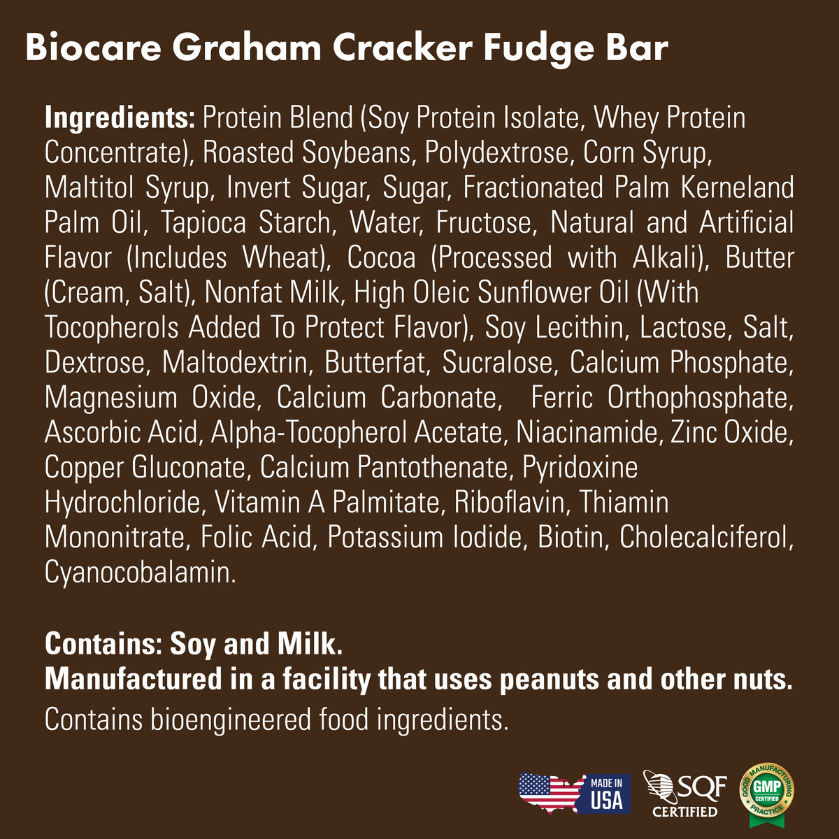 15G Protein Graham Cracker Fudge Bar