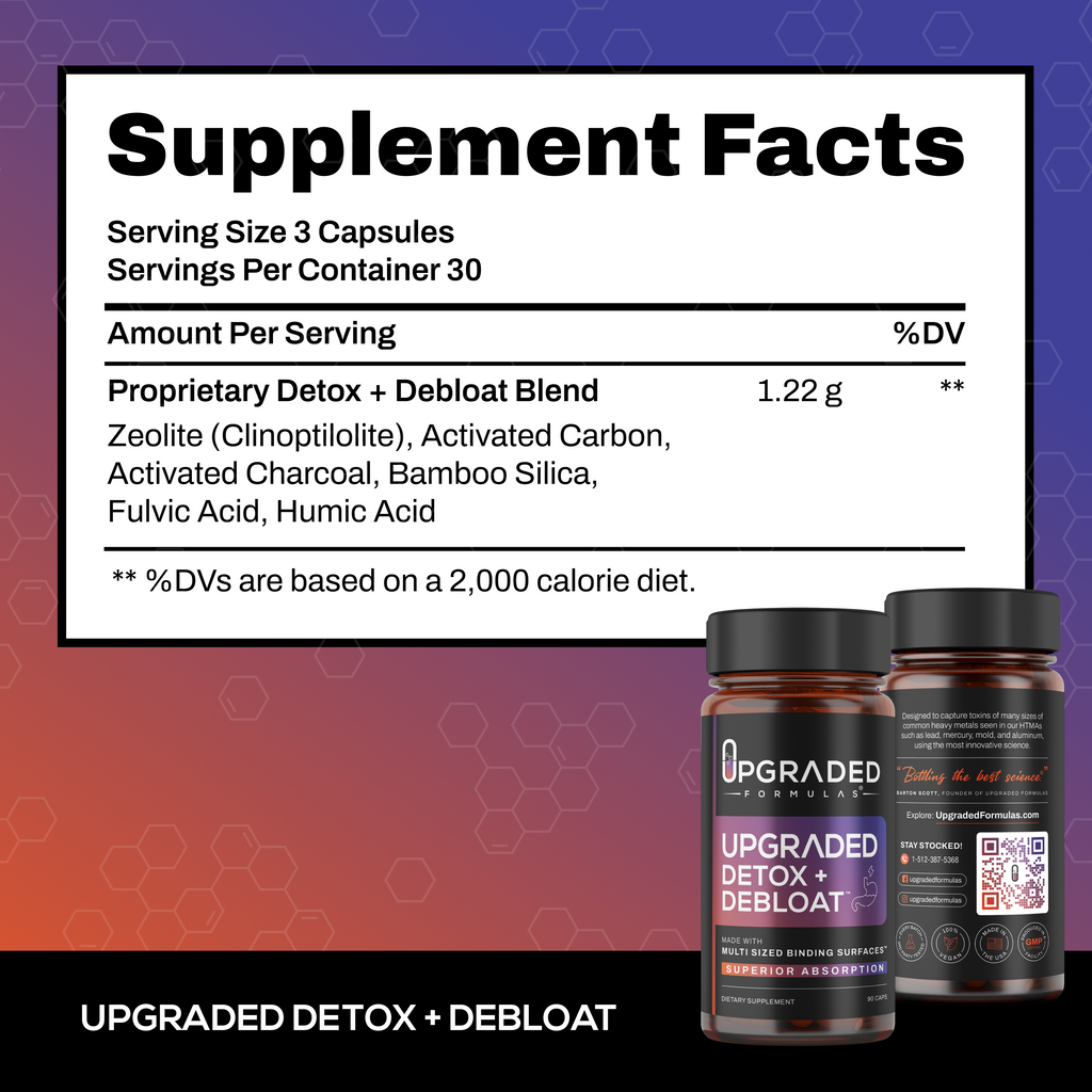 Upgraded Detox + Debloat Capsules (90 ct)