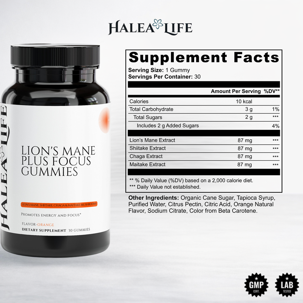 Lion's Mane Plus Focus Gummies