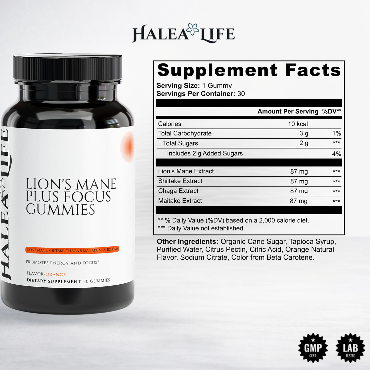 Lion's Mane Plus Focus Gummies