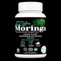Moringa Capsules - Pure Moringa Powder, Energy, Skin, Immune & Gut Health Superfood, Rich in Antioxidants, Essential Vitamins & Amino Acids, Natural Green Superfood Supplement - 60 Count
