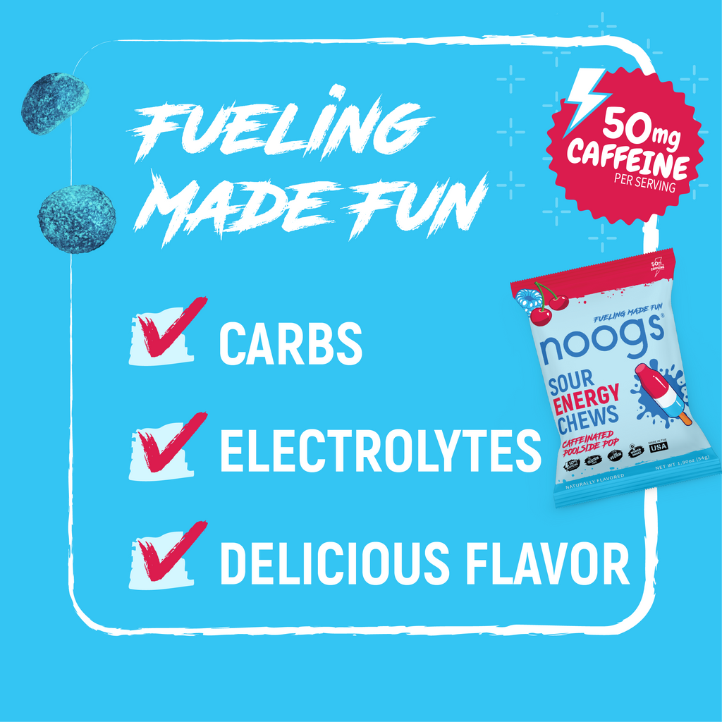 Caffeinated Poolside Pop Sour Energy Chews