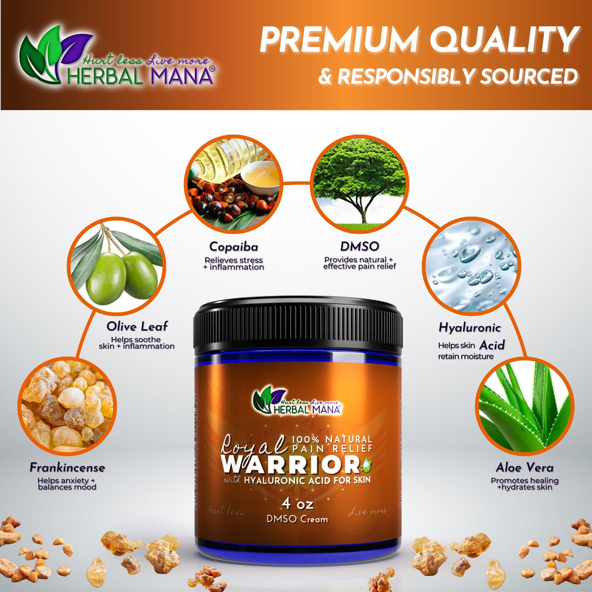 Frankincense DMSO Cream for Joint Pain | Royal Warrior